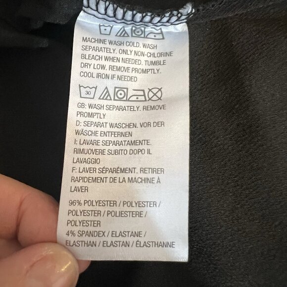 Attitudes by Renee Women Maxi Dress Tie Front Black Plus Size 1X Sleeveless New - Picture 10 of 11